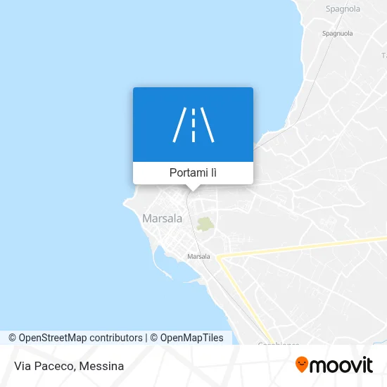 Mappa Via Paceco