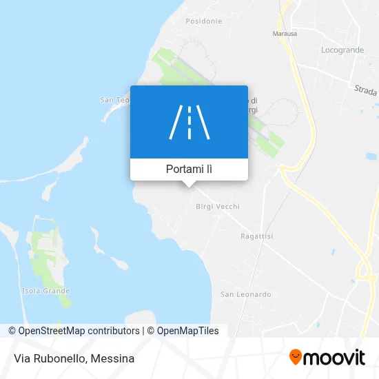 Mappa Via Rubonello