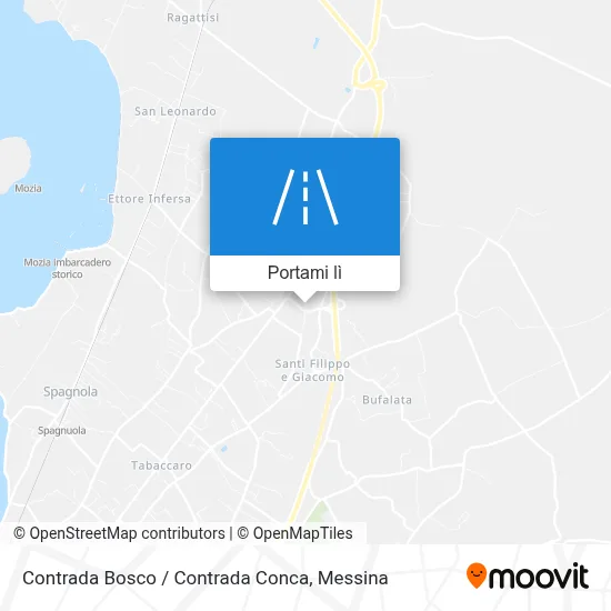 Mappa Contrada Bosco / Contrada Conca