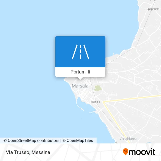 Mappa Via Trusso