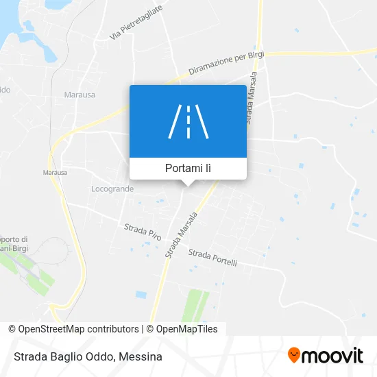 Mappa Strada Baglio Oddo