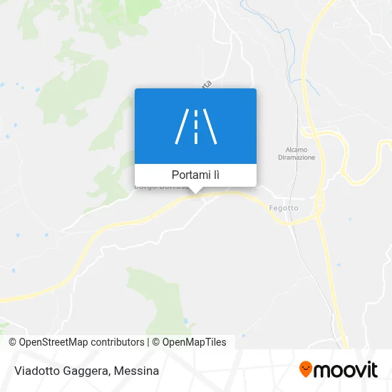 Mappa Viadotto Gaggera
