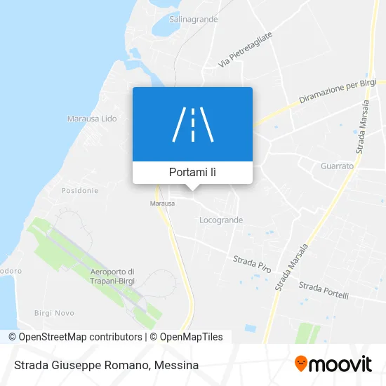 Mappa Strada Giuseppe Romano
