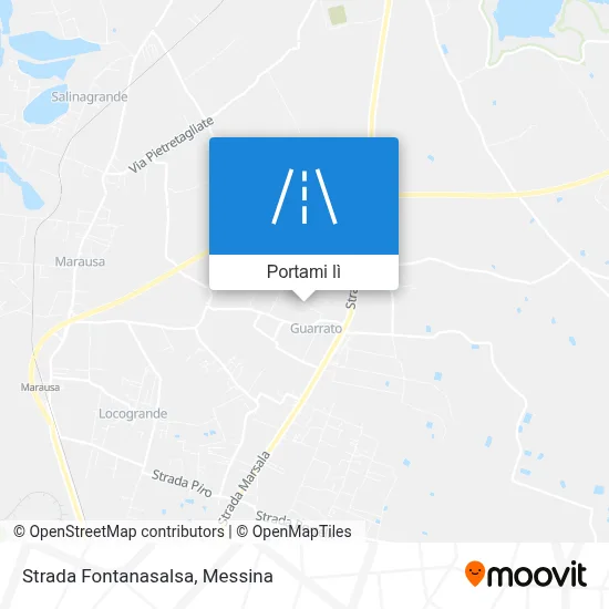 Mappa Strada Fontanasalsa