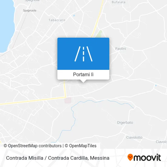 Mappa Contrada Misilla / Contrada Cardilla