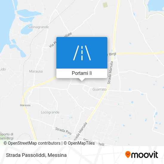 Mappa Strada Passoliddi