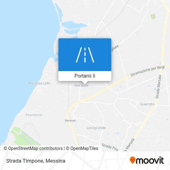 Mappa Strada Timpone
