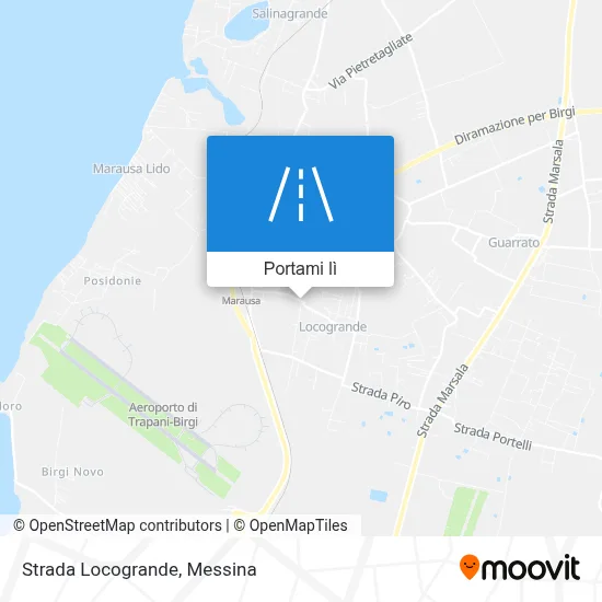Mappa Strada Locogrande