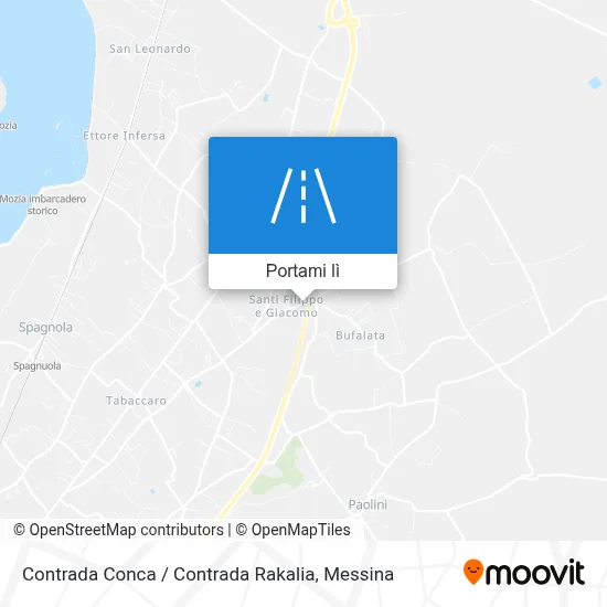 Mappa Contrada Conca / Contrada Rakalia