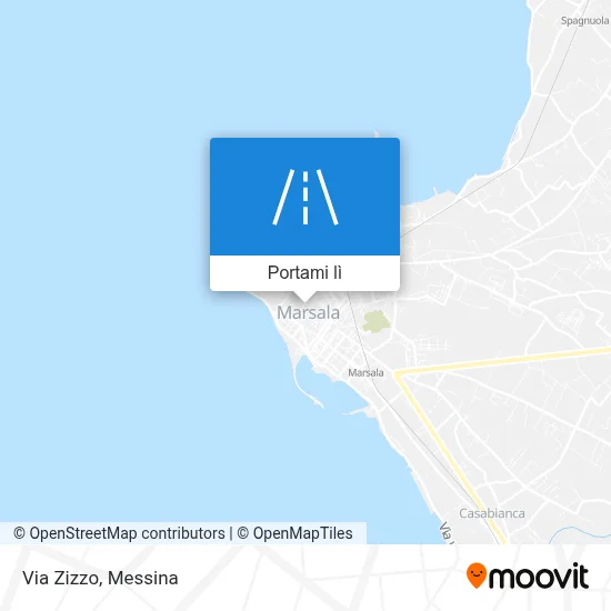 Mappa Via Zizzo