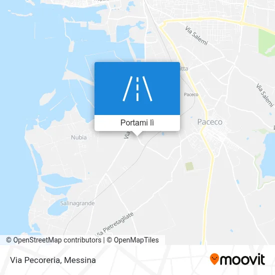 Mappa Via Pecoreria