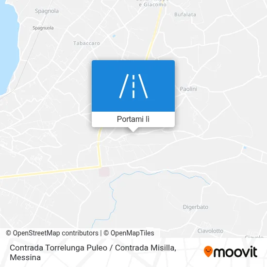 Mappa Contrada Torrelunga Puleo / Contrada Misilla