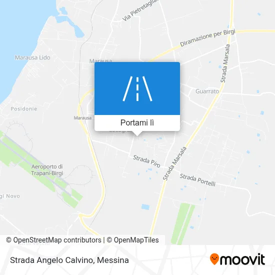 Mappa Strada Angelo Calvino
