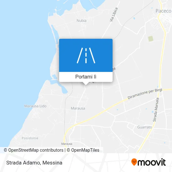 Mappa Strada Adamo