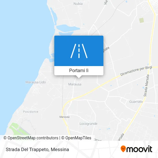 Mappa Strada Del Trappeto