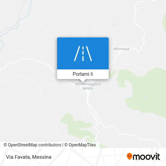 Mappa Via Favata