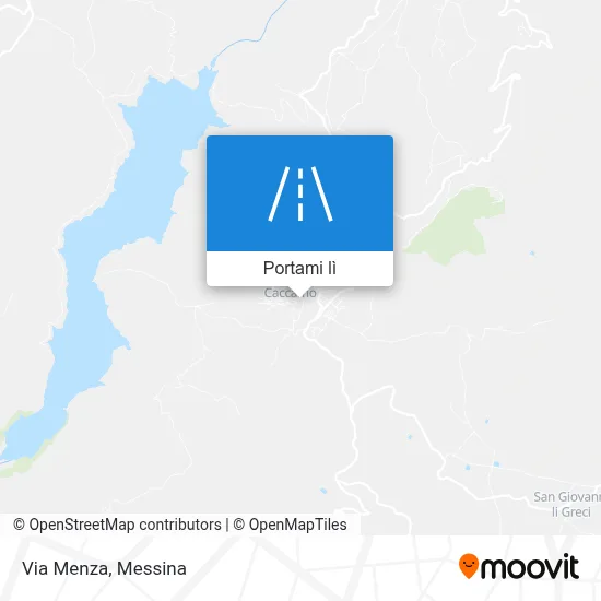 Mappa Via Menza