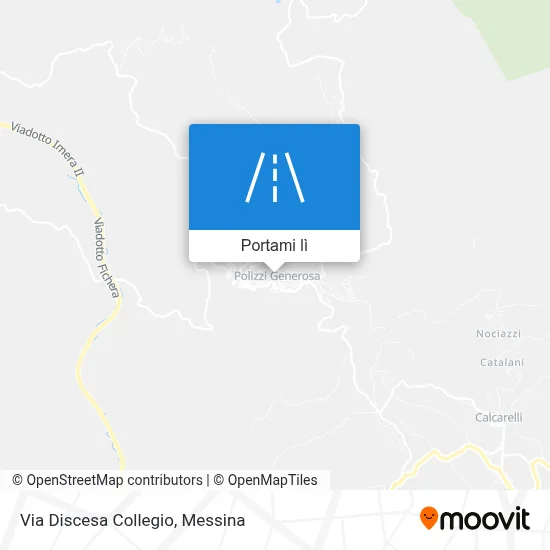 Mappa Via Discesa Collegio