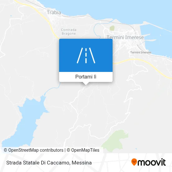 Mappa Strada Statale Di Caccamo