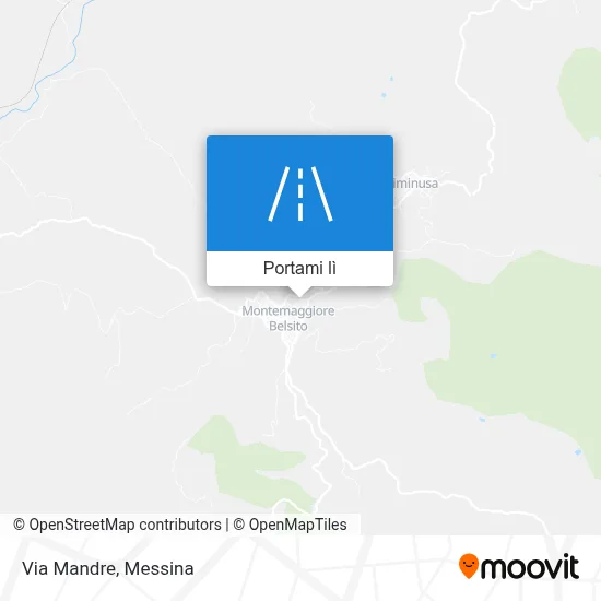 Mappa Via Mandre