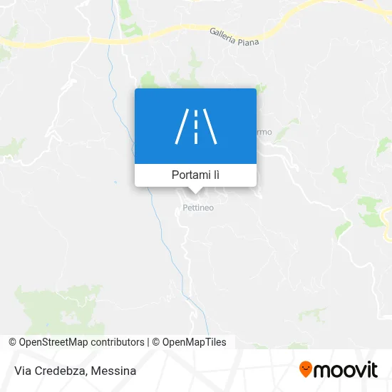 Mappa Via Credebza