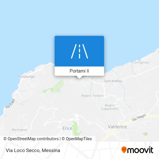 Mappa Via Loco Secco