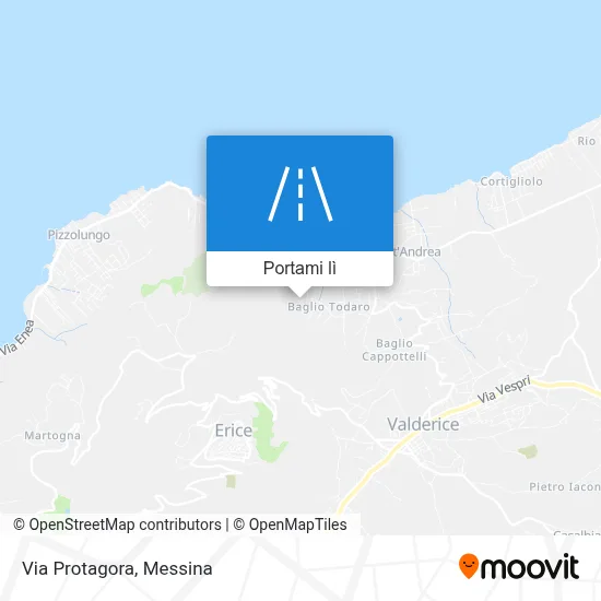 Mappa Via Protagora