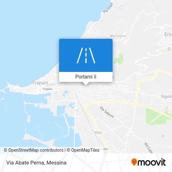 Mappa Via Abate Perna