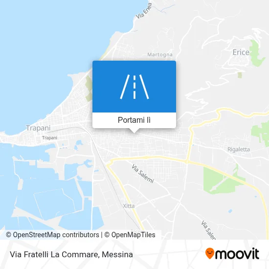 Mappa Via Fratelli La Commare