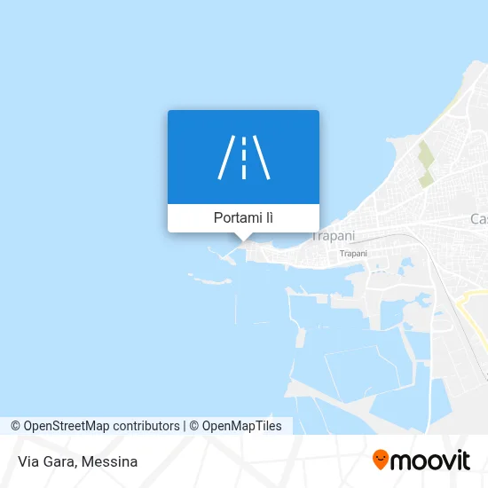 Mappa Via Gara