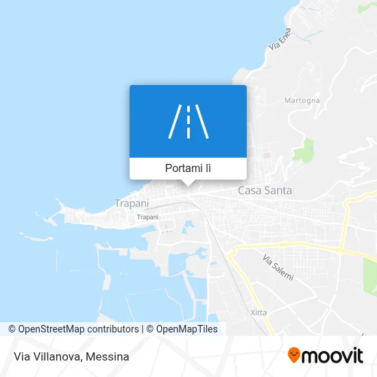 Mappa Via Villanova