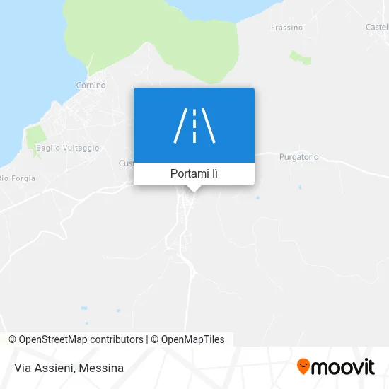 Mappa Via Assieni