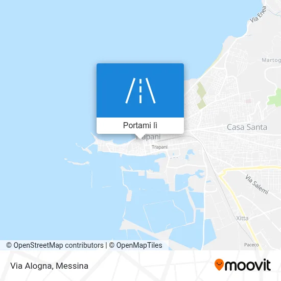 Mappa Via Alogna