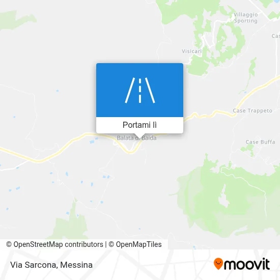 Mappa Via Sarcona