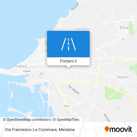Mappa Via Francesco La Commare