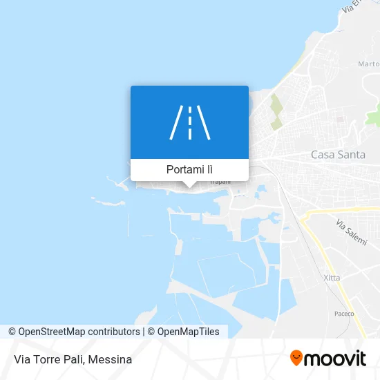Mappa Via Torre Pali