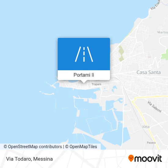 Mappa Via Todaro