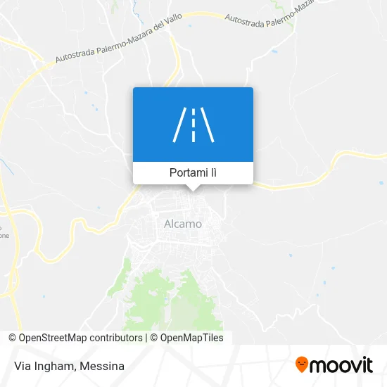 Mappa Via Ingham