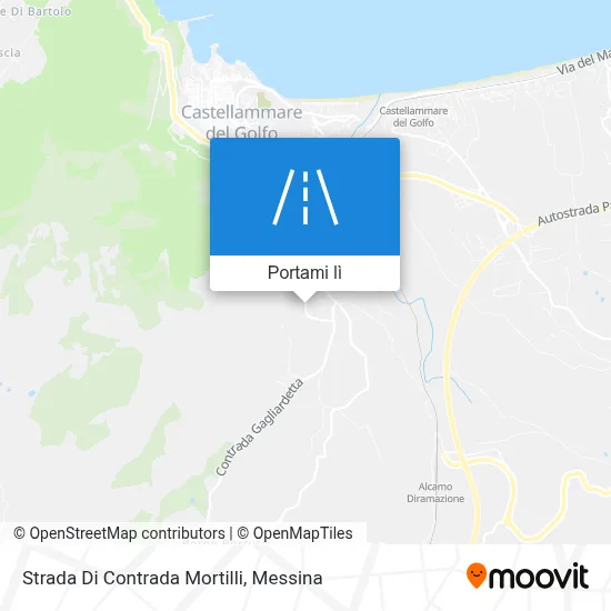 Mappa Strada Di Contrada Mortilli