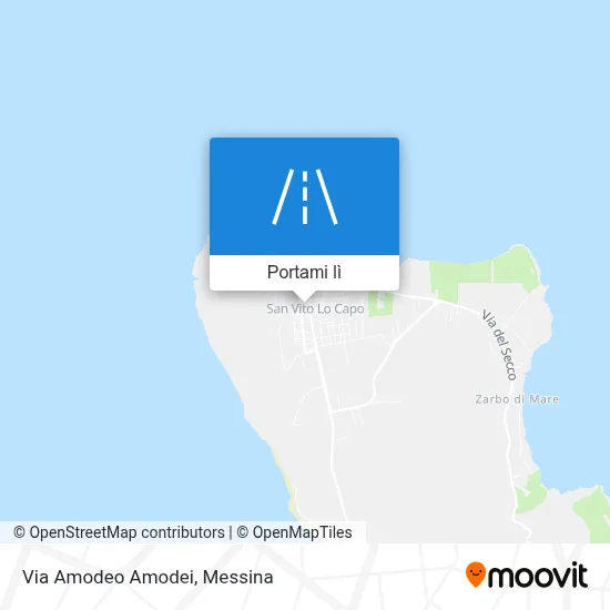 Mappa Via Amodeo Amodei