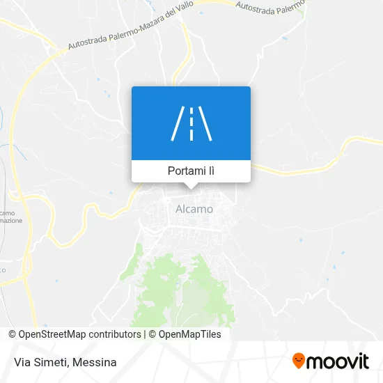 Mappa Via Simeti