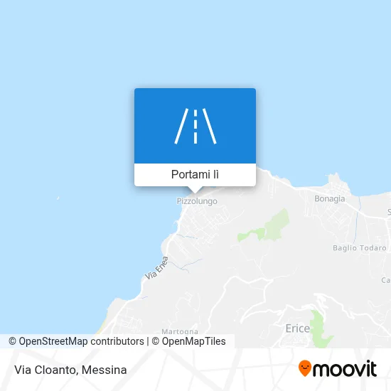 Mappa Via Cloanto
