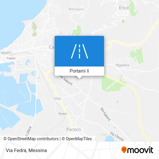 Mappa Via Fedra