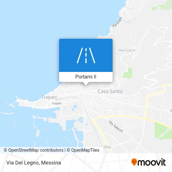 Mappa Via Del Legno