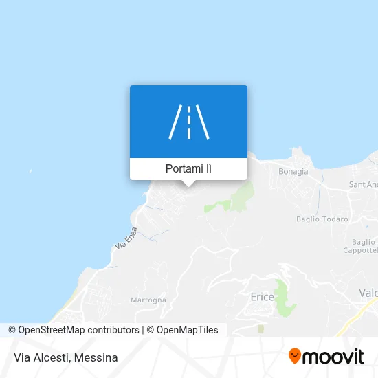 Mappa Via Alcesti