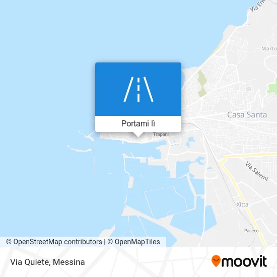 Mappa Via Quiete