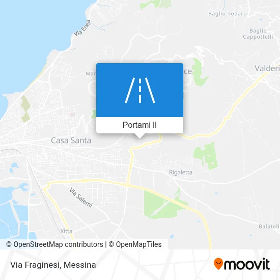 Mappa Via Fraginesi