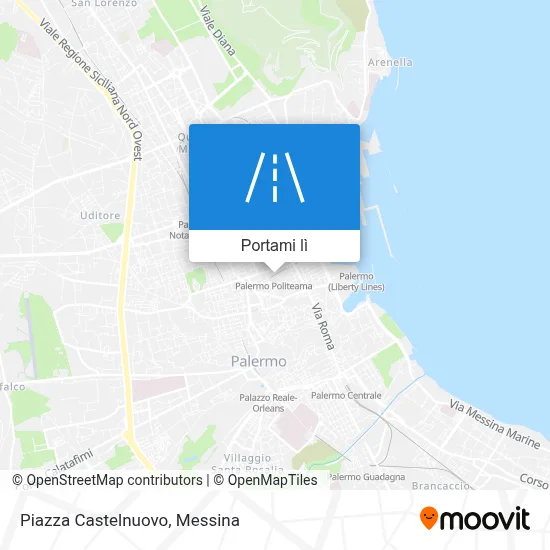 Mappa Piazza Castelnuovo
