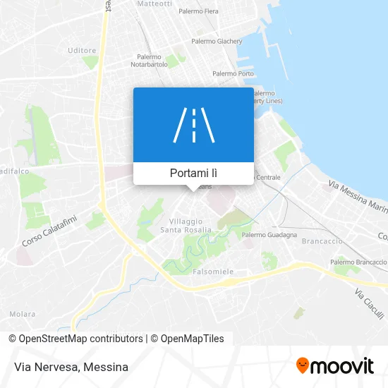 Mappa Via Nervesa