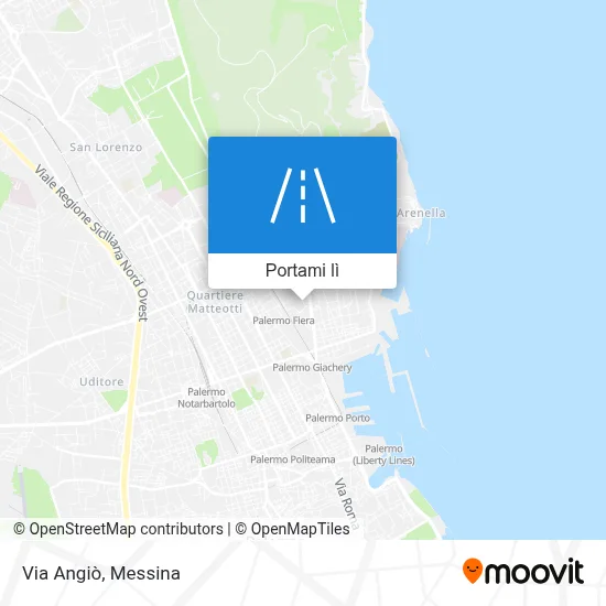 Mappa Via Angiò